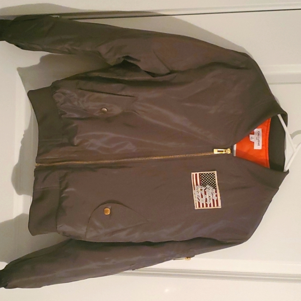Olive Green Cali Love Jaket